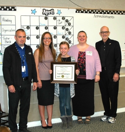 Rylie Fode with Mayor, HRC members